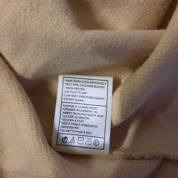 Steve Madden Slub Jacket Women's Small Tan Open Front Long Line Cardigan - Picture 9 of 9